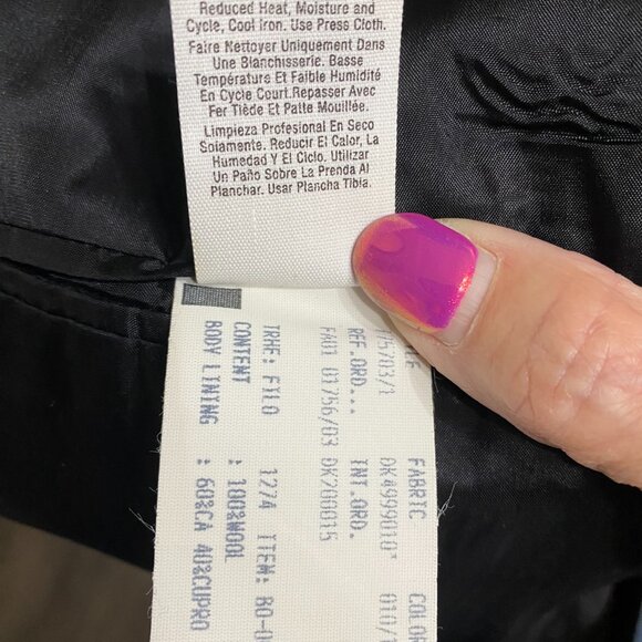 42 Reg Donna a Karan Signature Mens Suit Jacket - Picture 6 of 6